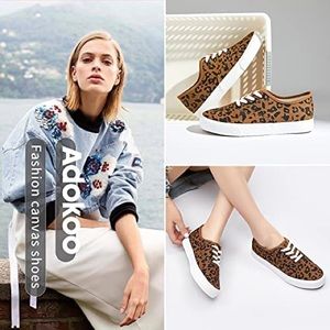 Womens Canvas Shoes Low Cut Canvas Sneakers Walking Running Shoes US 7 NWOB